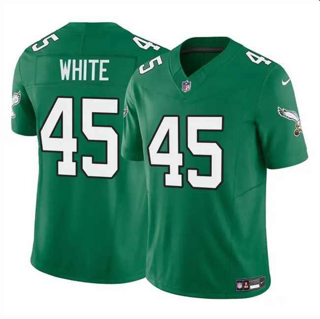 Men & Women & Youth Philadelphia Eagles #45 Devin White Green 2023 F.U.S.E Throwback Vapor Untouchable Limited Stitched Jersey->philadelphia eagles->NFL Jersey